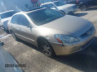 2004 Honda Accord EX z VIN 1HGCM66544A077950, wystawiony jako IAAI lot #42557820 z przebiegiem 142 202 mil mil oraz . Historia ofert i sprzedaży dostępna na DreamBid. Obrazek 1.