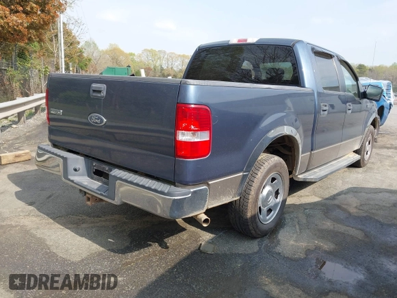 2005 Ford F-150 XLT with VIN 1FTRW12W15FA83052, listed as a IAAI auction lot 41883395 with 75,646 mi miles. Bid and sale history available at carsss.com. Image 4.