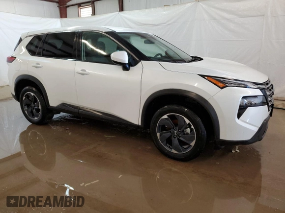2025 Nissan Rogue SV with VIN 5N1BT3BA5SC786396, listed as a Copart auction lot 52991095 with 12,189 mi miles and Clean Title. Bid and sale history available at DreamBid. Image 4.