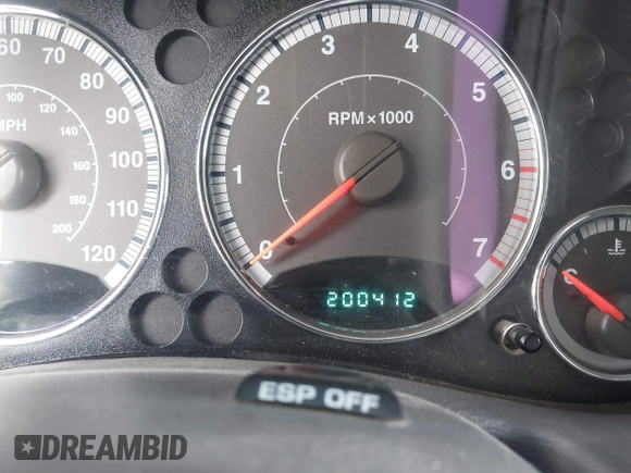 2006 Jeep Liberty Limited with VIN 1J8GL58K46W192840, listed as a IAAI auction lot 41792427 with 200,412 mi miles. Bid and sale history available at carsss.com. Image 7.