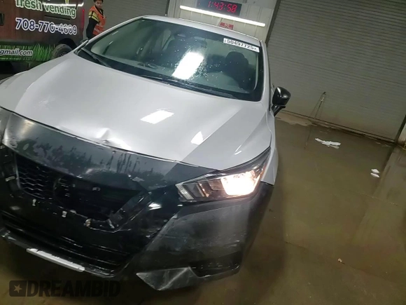2020 Nissan Versa S with VIN 3N1CN8DV2LL911847, listed as a Copart auction lot 50497725 with 104,951 mi miles and Salvage Title. Bid and sale history available at carsss.com. Image 13.