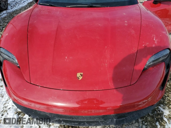 2021 Porsche Taycan 4S with VIN WP0AB2Y12MSA42674, listed as a Copart auction lot 42184295 with Not provided miles and Salvage title. Bid and sale history available at DreamBid. Image 12.
