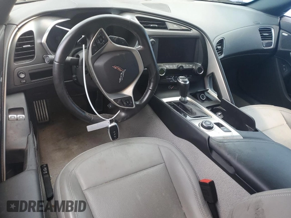 2017 Chevrolet Corvette 1LT with VIN 1G1YB2D75H5101851, listed as a Copart auction lot 69375164 with 9,778 mi miles and Salvage Title. Bid and sale history available at carsss.com. Image 8.