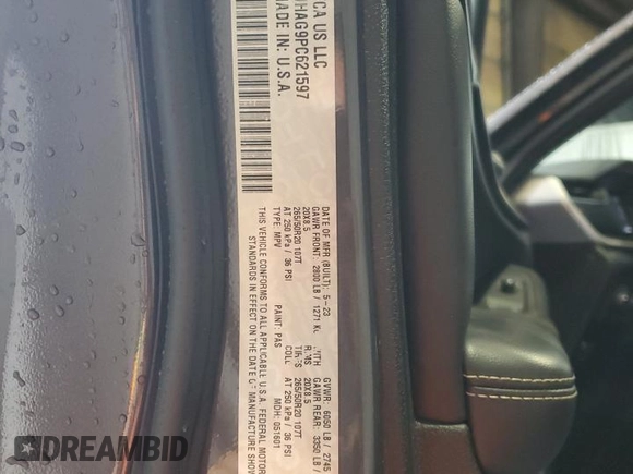 2023 Jeep Grand Cherokee Altitude z VIN 1C4RJHAG9PC621597, wystawiony jako Copart lot #61425335 z przebiegiem 50 644 mil mil oraz Czysty tytuł • Clean title. Historia ofert i sprzedaży dostępna na DreamBid. Obrazek 14.