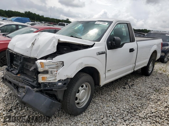 2017 Ford F-150 XL with VIN 1FTNF1CG1HKD05347, listed as a Copart auction lot 61321594 with 165,135 mi miles and Salvage title. Bid and sale history available at DreamBid. Image 1.