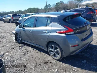 2021 Nissan LEAF SV with VIN 1N4AZ1CV0MC554964, listed as a IAAI auction lot 41649673 with 24,605 mi miles and . Bid and sale history available at DreamBid. Image 3.