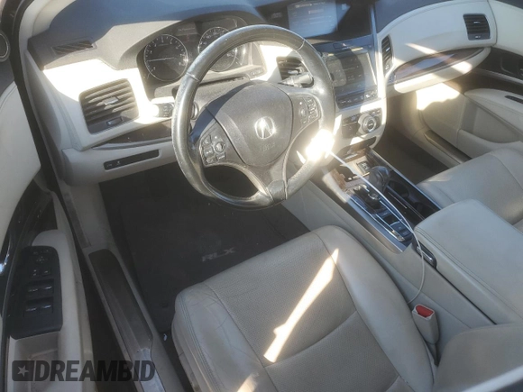 2015 Acura RLX Tech Pkg with VIN JH4KC1F52FC001004, listed as a Copart auction lot 48388385 with 248,635 mi miles and Salvage Title. Bid and sale history available at carsss.com. Image 8.