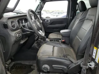 2018 Jeep Wrangler Unlimited Sahara with VIN 1C4HJXEN7JW295223, listed as a Copart auction lot 57385265 with 29,662 mi miles and Salvage title. Bid and sale history available at DreamBid. Image 7.