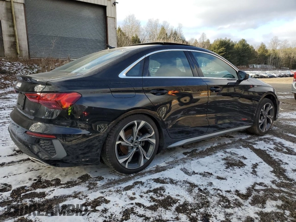 2022 Audi A3 Sedan Progressiv with VIN WAULUCGYXNA034069, listed as a Copart auction lot 37035574 with 19,370 mi miles. Bid and sale history available at carsss.com. Image 3.