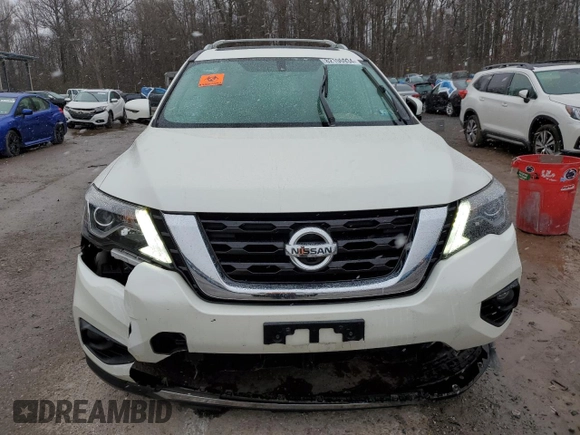 2020 Nissan Pathfinder Platinum with VIN 5N1DR2DM0LC623651, listed as a Copart auction lot 82106934 with 75,844 mi miles and Salvage Title. Bid and sale history available at carsss.com. Image 5.