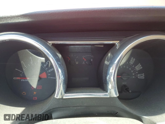 2005 Ford Mustang Deluxe with VIN 1ZVFT80N155171312, listed as a Copart auction lot 57504585 with 141,922 mi miles and Salvage title. Bid and sale history available at DreamBid. Image 9.