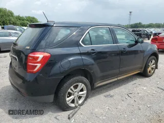 2017 Chevrolet Equinox LS z VIN 2GNALBEK1H1579847, wystawiony jako Copart lot #57175295 z przebiegiem 170 905 mil mil oraz Szkoda całkowita • Salvage title. Historia ofert i sprzedaży dostępna na DreamBid. Obrazek 3.
