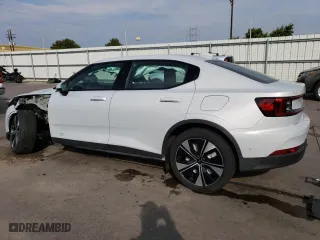 2023 Polestar 2 with VIN YSMED3KA2PL162288, listed as a Copart auction lot 64913254 with 10,709 mi miles and Non Repairable. Bid and sale history available at carsss.com. Image 2.