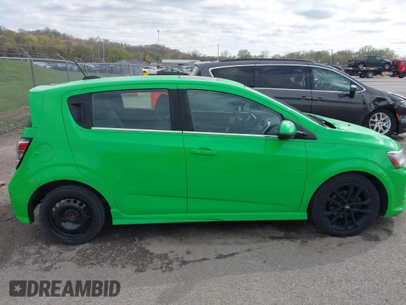 2017 Chevrolet Sonic LT with VIN 1G1JD6SB1H4163702, listed as a IAAI auction lot 41919183 with 96,748 mi miles and . Bid and sale history available at DreamBid. Image 14.