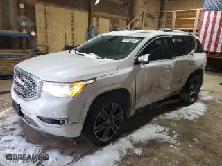2017 GMC Acadia Denali with VIN 1GKKNXLSXHZ220841, listed as a Copart auction lot 44136445 with 126,068 mi miles and Salvage Title. Bid and sale history available at carsss.com. Image 1.