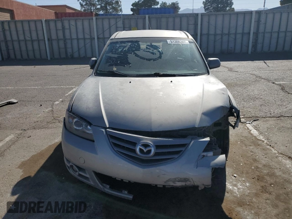 2005 Mazda 3 s with VIN JM1BK123051308514, listed as a Copart auction lot 51306365 with 185,771 mi miles and Salvage Title. Bid and sale history available at DreamBid. Image 5.