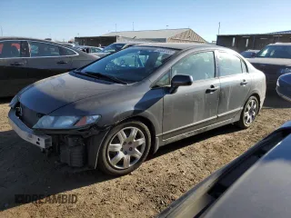 2010 Honda Civic LX with VIN 2HGFA1F53AH501494, listed as a Copart auction lot 49530155 with 184,910 mi miles and Salvage Title. Bid and sale history available at DreamBid. Image 1.
