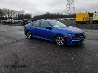 2020 Honda Civic LX with VIN 19XFC2F69LE216160, listed as a Copart auction lot 51995595 with 62,566 mi miles and Salvage Title. Bid and sale history available at DreamBid. Image 10.