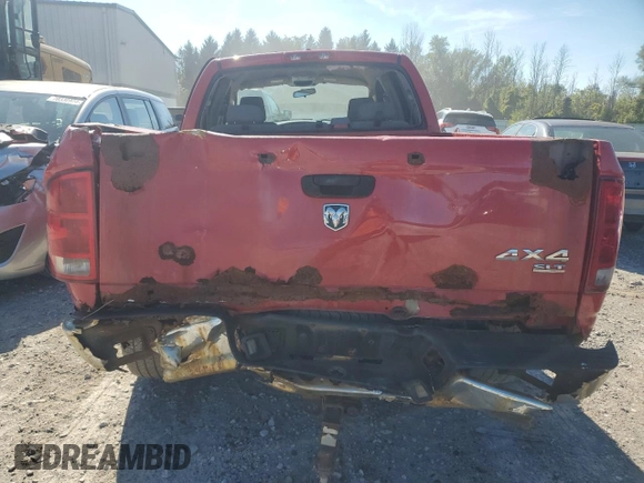 2006 Dodge 1500 SLT with VIN 1D7HU18206S683338, listed as a Copart auction lot 55272635 with 242,911 mi miles and Non Repairable. Bid and sale history available at carsss.com. Image 6.