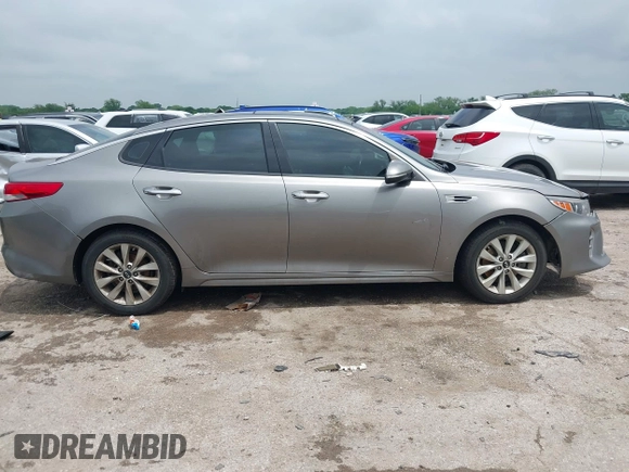 2017 Kia Optima EX with VIN 5XXGU4L35HG121651, listed as a IAAI auction lot 42155324 with 204,302 mi miles and . Bid and sale history available at DreamBid. Image 13.