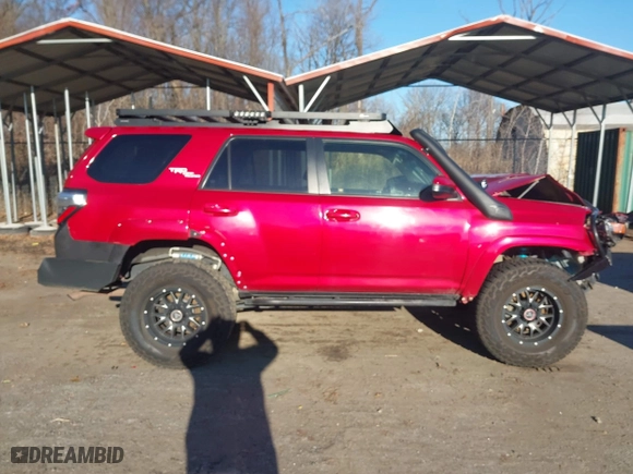 2019 Toyota 4Runner SR5 with VIN JTEBU5JR8K5615811, listed as a IAAI auction lot 41152252 with 96,449 mi miles. Bid and sale history available at carsss.com. Image 13.