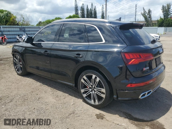 2018 Audi SQ5 Premium Plus with VIN WA1A4AFY6J2222926, listed as a Copart auction lot 51795383 with 64,658 mi miles. Bid and sale history available at carsss.com. Image 2.