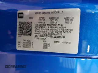 2022 GMC Canyon 4WD Elevation z VIN 1GTG6CEN4N1150438, wystawiony jako Copart lot #48492225 z przebiegiem 25 926 mil mil oraz Szkody całkowita. Historia ofert i sprzedaży dostępna na DreamBid. Obrazek 13.