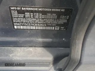 2019 MINI Countryman Cooper S with VIN WMZYT5C57K3E62624, listed as a Copart auction lot 59481905 with 98,182 mi miles and Salvage title. Bid and sale history available at DreamBid. Image 12.