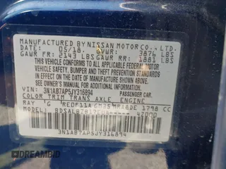 2018 Nissan Sentra S with VIN 3N1AB7AP5JY316894, listed as a IAAI auction lot 41929545 with 161,118 mi miles and . Bid and sale history available at DreamBid. Image 9.