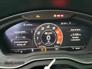 2019 Audi SQ5 Premium Plus with VIN WA1B4AFY5K2024697, listed as a Copart auction lot 75932164 with 33,576 mi miles and Non Repairable. Bid and sale history available at DreamBid. Image 9.