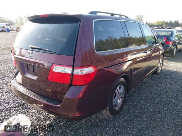 2007 Honda Odyssey EX-L z VIN 5FNRL38737B428660, wystawiony jako IAAI lot #42087846 z przebiegiem 176 479 mil mil oraz . Historia ofert i sprzedaży dostępna na DreamBid. Obrazek 4.