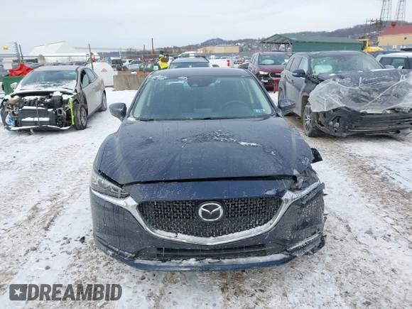 2021 Mazda 6 Sport with VIN JM1GL1UM5M1600618, listed as a IAAI auction lot 41395706 with 14,576 mi miles. Bid and sale history available at carsss.com. Image 12.