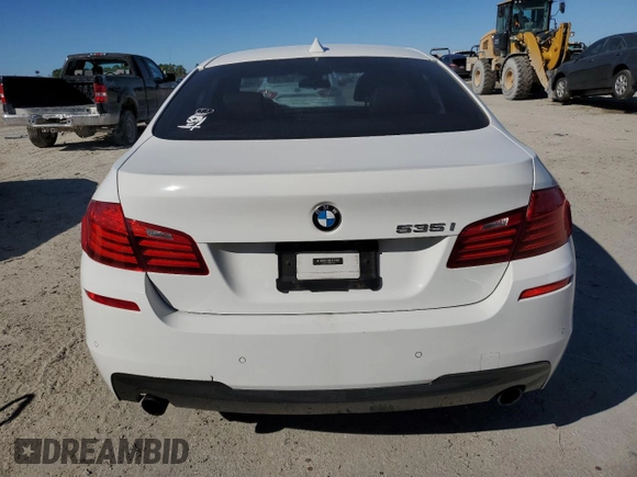 2015 BMW 5 Series 535i with VIN WBA5B1C58FD918932, listed as a Copart auction lot 47470515 with 160,506 mi miles and Salvage Title. Bid and sale history available at carsss.com. Image 6.