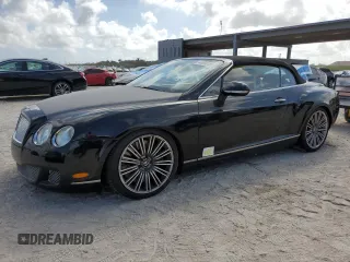 2010 Bentley Continental GT with VIN SCBDP3ZA2AC064277, listed as a Copart auction lot 44899245 with 38,206 mi miles and Salvage Title. Bid and sale history available at DreamBid. Image 1.