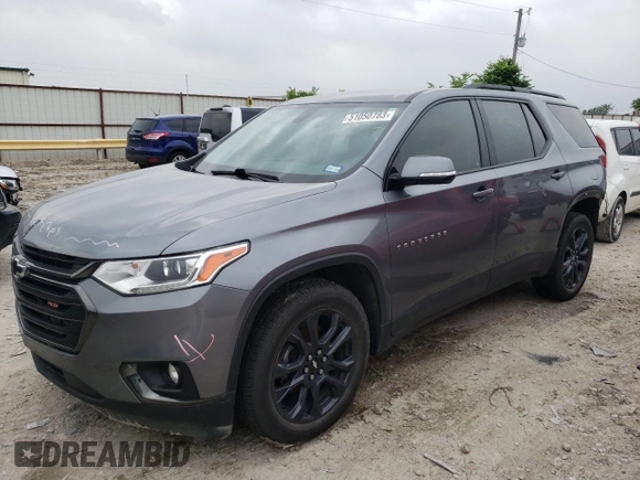 2019 Chevrolet Traverse RS with VIN 1GNERJKX2KJ123962, listed as a Copart auction lot 51050783 with 81,615 mi miles. Bid and sale history available at carsss.com. Image 1.