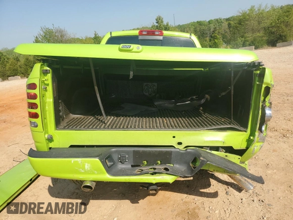 2005 Dodge 1500 SLT with VIN 1D7HA18D15S150472, listed as a Copart auction lot 53278505 with 109,457 mi miles and Salvage Title. Bid and sale history available at DreamBid. Image 6.