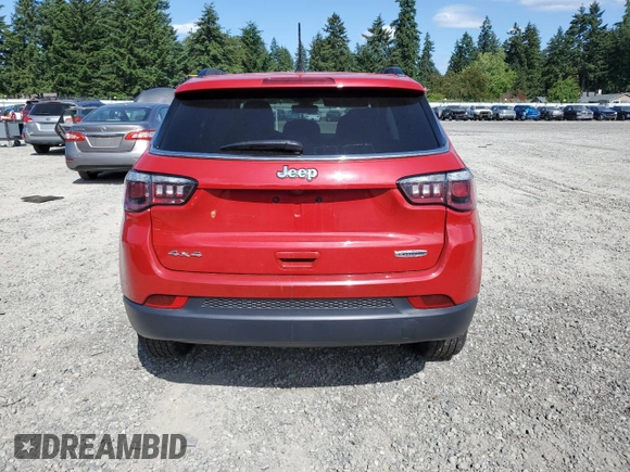2020 Jeep Compass Latitude z VIN 3C4NJDBB0LT117108, wystawiony jako Copart lot #61243675 z przebiegiem 27 466 mil mil oraz Szkoda całkowita • Salvage title. Historia ofert i sprzedaży dostępna na DreamBid. Obrazek 6.