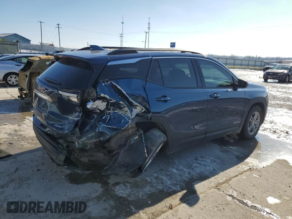 2020 GMC Terrain SLE with VIN 3GKALTEV4LL344105, listed as a Copart auction lot 87712415 with 73,079 mi miles and Salvage Title. Bid and sale history available at DreamBid. Image 3.