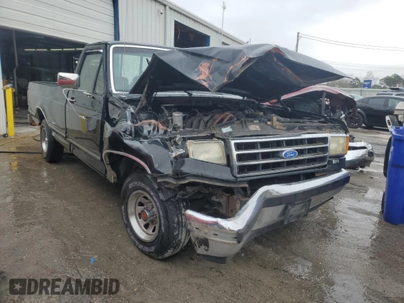 1991 Ford F-150 with VIN 1FTDF15Y2MNA23857, listed as a Copart auction lot 86339744 with 97,118 mi miles and Salvage Title. Bid and sale history available at carsss.com. Image 4.