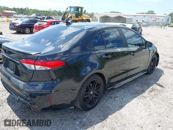 2021 Toyota Corolla SE with VIN 5YFS4MCE5MP076756, listed as a IAAI auction lot 41915379 with 109,975 mi miles. Bid and sale history available at carsss.com. Image 4.