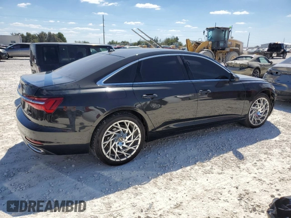 2019 Audi A6 Premium with VIN WAUD8AF25KN126544, listed as a Copart auction lot 72738394 with 70,912 mi miles and Salvage Title. Bid and sale history available at carsss.com. Image 3.