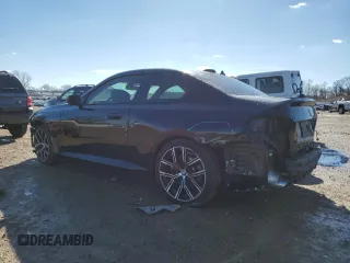 2023 BMW 2 Series 230i xDrive with VIN 3MW33CM07P8D30067, listed as a Copart auction lot 46489275 with 42,128 mi miles and Salvage Title. Bid and sale history available at carsss.com. Image 2.