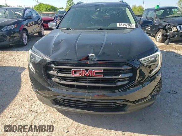 2020 GMC Terrain SLE z VIN 3GKALMEVXLL106300, wystawiony jako Copart lot #58192265 z przebiegiem 77 219 mil mil oraz Szkoda całkowita • Salvage title. Historia ofert i sprzedaży dostępna na DreamBid. Obrazek 14.