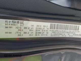 2017 Dodge Durango GT with VIN 1C4RDJDG7HC956403, listed as a IAAI auction lot 41653744 with 95,073 mi miles and . Bid and sale history available at carsss.com. Image 9.