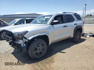 2025 Toyota 4Runner SR5 с VIN JTEVA5BR0S5006815, выставлен на аукционе Copart как лот 60238845 с пробегом 4 551 миль миль и Списание • Salvage title. История ставок и продаж доступна на DreamBid. Изображение 1.