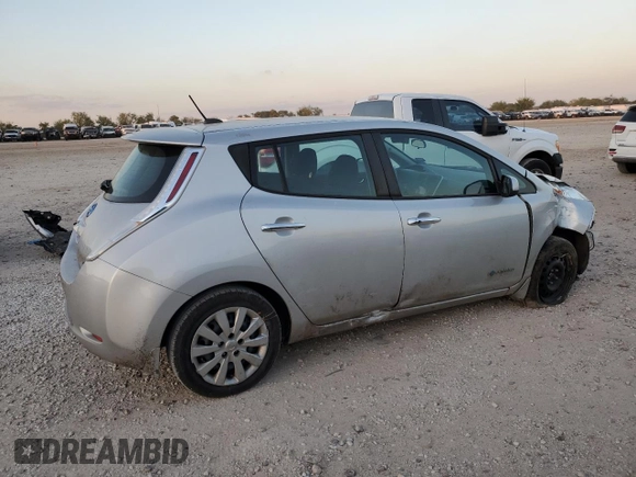 2017 Nissan LEAF SL with VIN 1N4BZ0CP3HC311039, listed as a Copart auction lot 80374524 with 59,869 mi miles and Salvage Title. Bid and sale history available at carsss.com. Image 3.