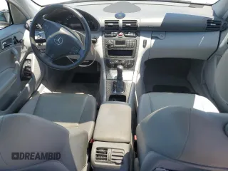 2004 Mercedes-Benz C 230 Kompressor with VIN WDBRF40J14A646877, listed as a Copart auction lot 64629375 with 62,521 mi miles and Salvage title. Bid and sale history available at DreamBid. Image 8.