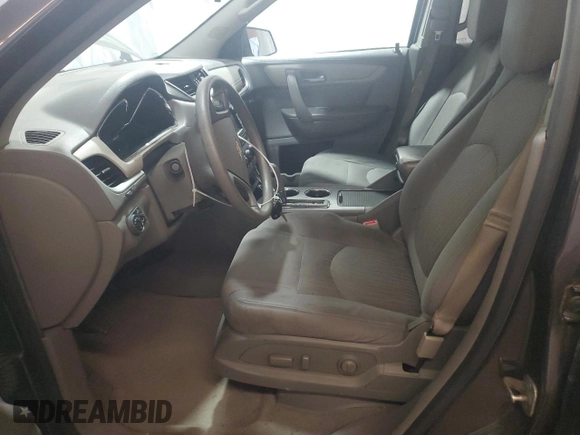 2014 Chevrolet Traverse LS z VIN 1GNKVFKD2EJ313752, wystawiony jako Copart lot #53604005 z przebiegiem 213 362 mil mil oraz Szkoda całkowita • Salvage title. Historia ofert i sprzedaży dostępna na DreamBid. Obrazek 7.