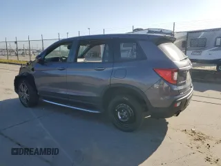 2021 Honda Passport EX-L z VIN 5FNYF8H56MB038792, wystawiony jako Copart lot #52552585 z przebiegiem 16 000 mil mil oraz Nie do naprawy. Historia ofert i sprzedaży dostępna na DreamBid. Obrazek 2.
