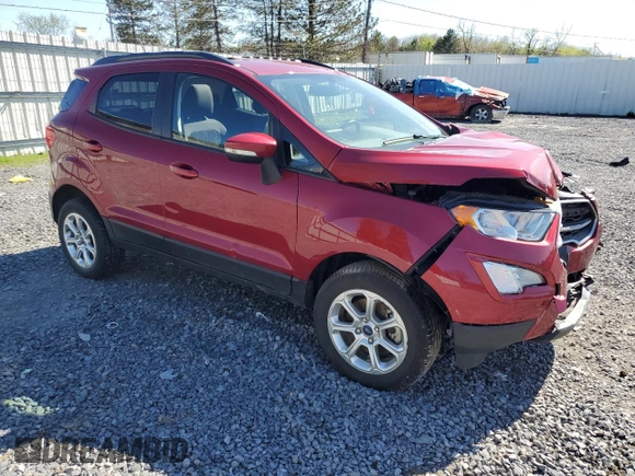 2019 Ford EcoSport SE with VIN MAJ6S3GL8KC282630, listed as a Copart auction lot 54674215 with 19,529 mi miles and Salvage Title. Bid and sale history available at DreamBid. Image 4.